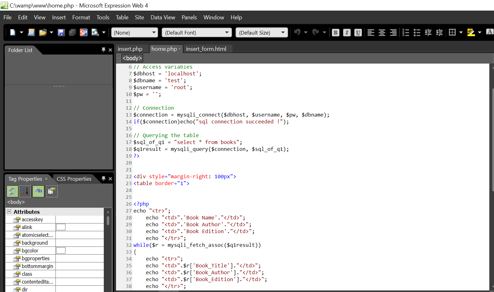 Homepage